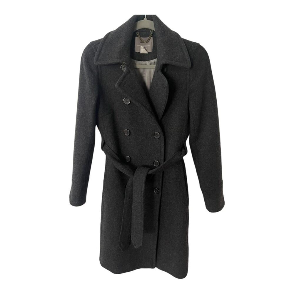J. Crew x Nello Gori Trench Coat Double Breasted Stadium Preppy Fall Winter 0
